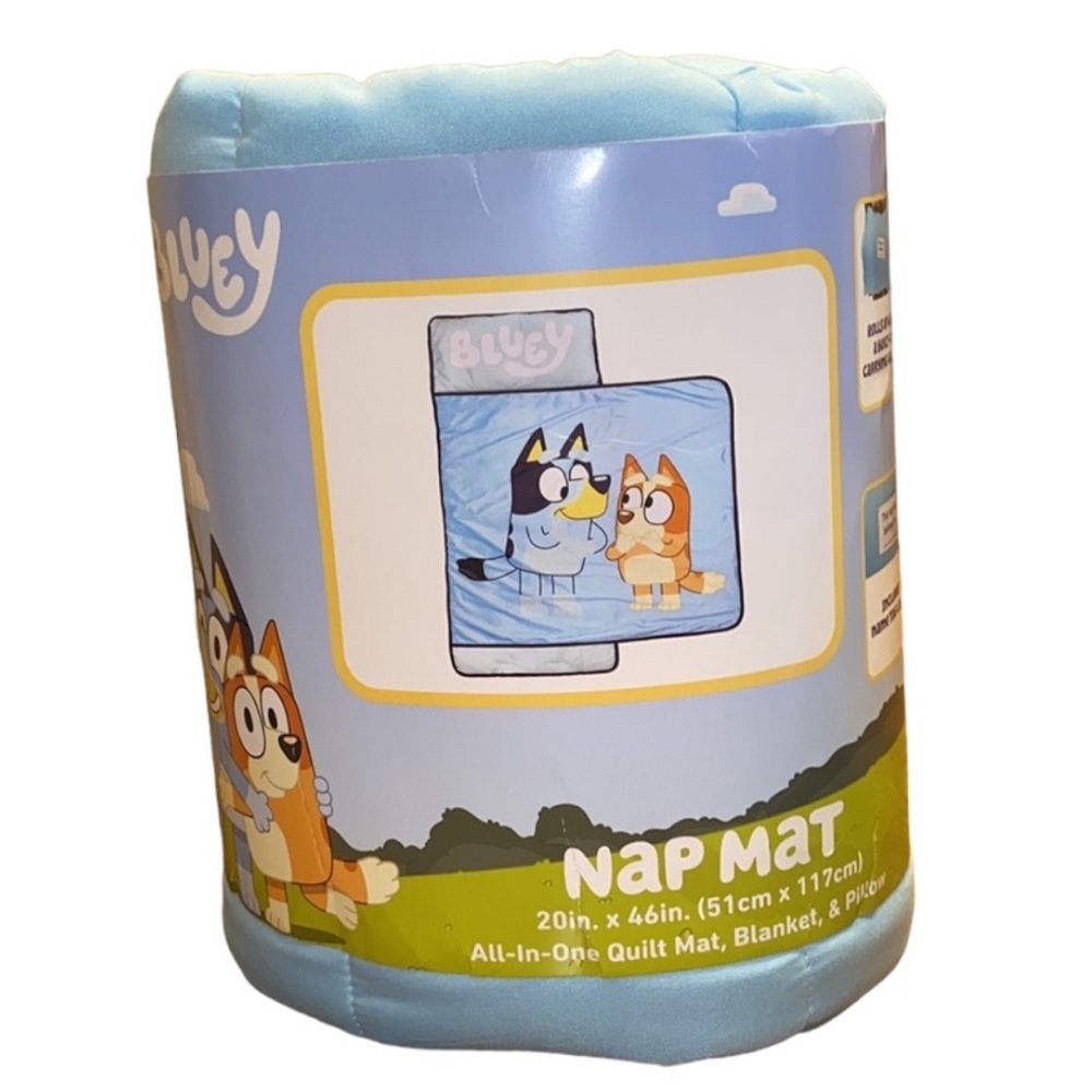 Bluey and Bingo Nap Mat Quilt